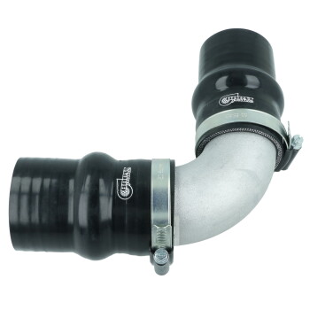 90° Degree Cast Aluminum Elbow 51mm (2") - Small Radius