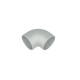 90° Degree Cast Aluminum Elbow 76mm (3") - Small Radius