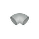 90° Degree Cast Aluminum Elbow 89mm (3.5") - Small Radius