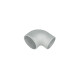90° Cast Aluminum Elbow Reducer 3.0" / 76mm to 2.5" / 63mm - Tight Radius