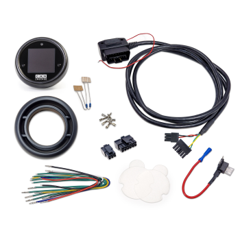 CANchecked MFD15 GEN 2 Display with OBD2 with adapter ring Mazda 3 MPS LHD