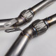 Downpipe Audi S4 / RS4 B5 / A6 C5 2.7TT without catalyst / Stainless Steel / pair / Made in Germany