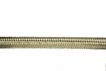 -06 AN / Dash 6 Hydraulic Double Braided Hose Stainless...