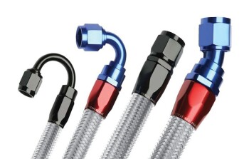 -06 AN / Dash 6 Hydraulic Double Braided Hose Stainless...