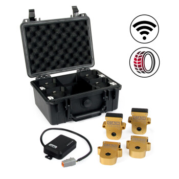 CANchecked TMU04 - Tire / Set Temp Monitoring - Wireless with Charging box