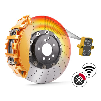 CANchecked BMU04 - Brake / Set Temp Monitoring - Wireless with Charging Box