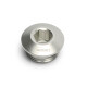 ORB Plug Slimline Dash 12 male - silver matt