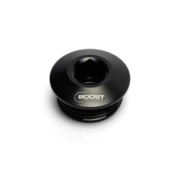 ORB Plug Slimline Dash 12 male - black matt
