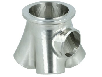 4-Cyl. CNC stainless steel 1.4541/S321 V-Band collector...