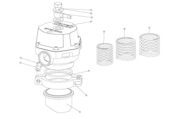 Garrett GVW-50 V-Band Inlet Kit 50mm - 910475-0004