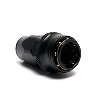 Quick Click Female Hose End Dash 8 / -08 AN - straight - matte black