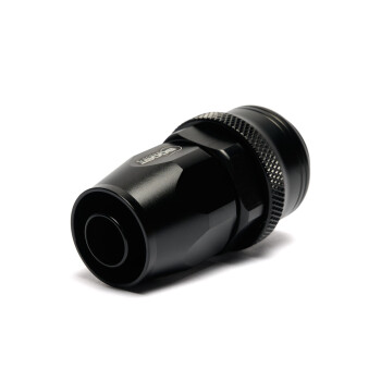 Quick Click Female Hose End Dash 8 / -08 AN - straight - matte black