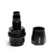 Quick Click Female Hose End Dash 8 / -08 AN - straight - matte black