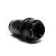 Quick Click Female Hose End Dash 8 / -08 AN - straight - matte black