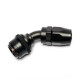 Quick Click Female Hose End Dash 8 / -08 AN - 45° - matte black