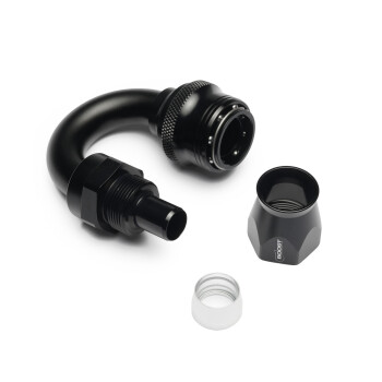 Quick Click Female Hose End Dash 6 / -06 AN - 180° -...