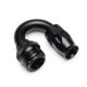 Quick Click Female Hose End Dash 6 / -06 AN - 180° - matte black