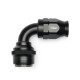 Quick Click Female PTFE Hose End Dash 12 / -12 AN - 90° - matte black