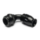 Quick Click Female PTFE Hose End Dash 12 / -12 AN - 90° - matte black