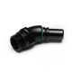 High Flow Quick Click Male Fitting Dash 12 / -12 AN to ORB Dash 12 / -12 AN - 45° - matte black