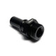 Quick Click Male Fitting Dash 8 / -08 AN to ORB Dash 8 / -08 AN Male - matte black