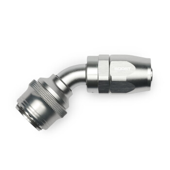 Quick Click Female Hose End -AN - 45°