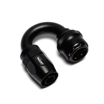 Quick Click Female Hose End -AN - 180°