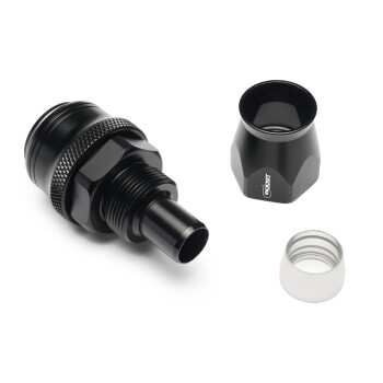 Quick Click Female PTFE Hose End -AN - straight