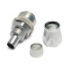 Quick Click Female PTFE Hose End -AN - straight
