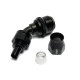 Quick Click Female PTFE Hose End -AN - 45°