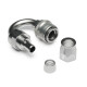 Quick Click Female PTFE Hose End -AN - 180°