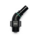 High Flow Quick Click Male Adapter -AN to ORB -AN - 45°
