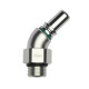 High Flow Quick Click Male Adapter -AN to ORB -AN - 45°