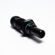 Quick Click Male Adapter -AN to Bulkhead -AN Male