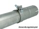Exhaust Sleeve Clamp HQ - Short 66-65mm