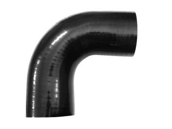 Silicone Elbow 90°, 63mm, black