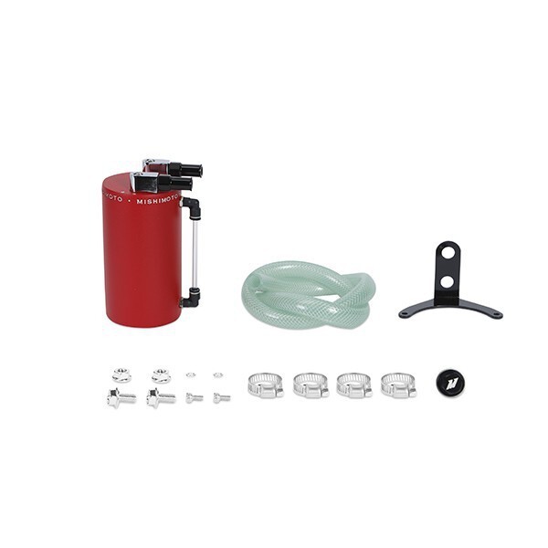 Oil Catch Can Aluminium Mishimoto / large / red