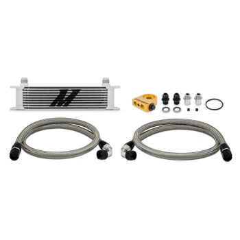 Universal Thermostatic 10 Row Oil Cooler Kit | Mishimoto