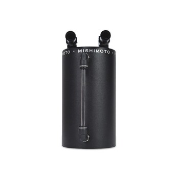 Oil Catch Can Mishimoto / Large / Wrinkle Black | MMOCC-LAWBK