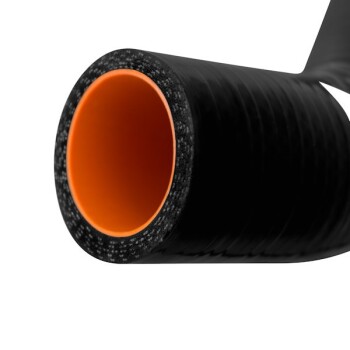 Silicone BOV Return Hose Mishimoto Mitsubishi Evolution 10 / Black | MMHOSE-EVO-XBOVBK