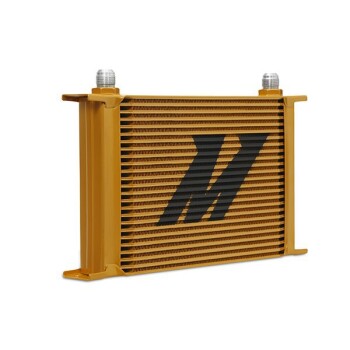 Universal 25-Row Oil Cooler, Gold | MMOC-25G