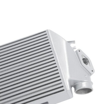 Top-Mount Intercooler Kit Mishimoto Subaru WRX / 08-14 / Silver Intercooler / Blue Silicone | MMTMIC-WRX-08SLBL