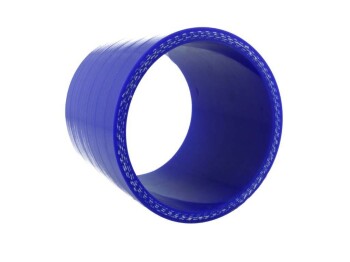 Silicone Coupler 38mm, 75mm Length, Blue