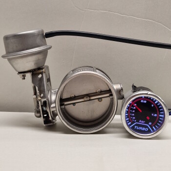 Universal 76mm Exhaust Cutout Valve Vacuum Controlled - CLOSING
