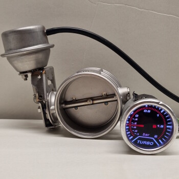 Universal 70mm Exhaust Cutout Valve Vacuum Controlled - OPENING