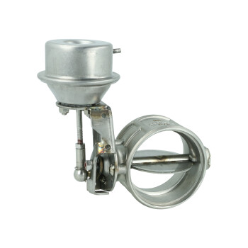 Universal 76mm Exhaust Cutout Valve Vacuum Controlled -...
