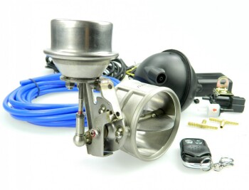 Exhaust Cutout Valve 76mm - Vacuum controlled - Complete...
