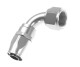 -06 90° female aluminum hose end - clear | RHP