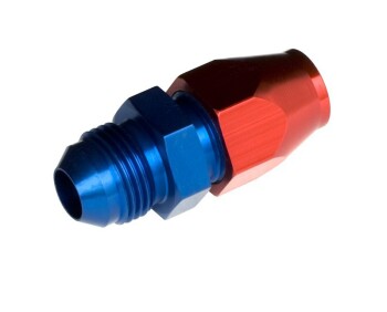 -08 to 1/2" hard line AN aluminum hose end -...