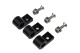 1/4" Black Aluminum Line Clamps - 6pcs / pkg | RHP